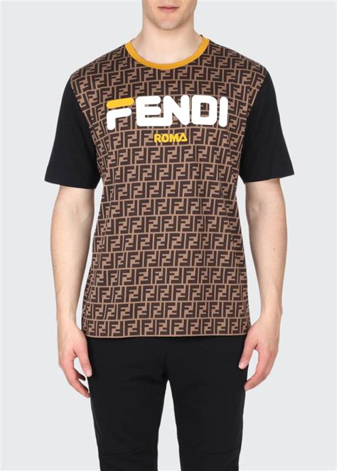 t shirt fendi mens|fendi denim shirt.